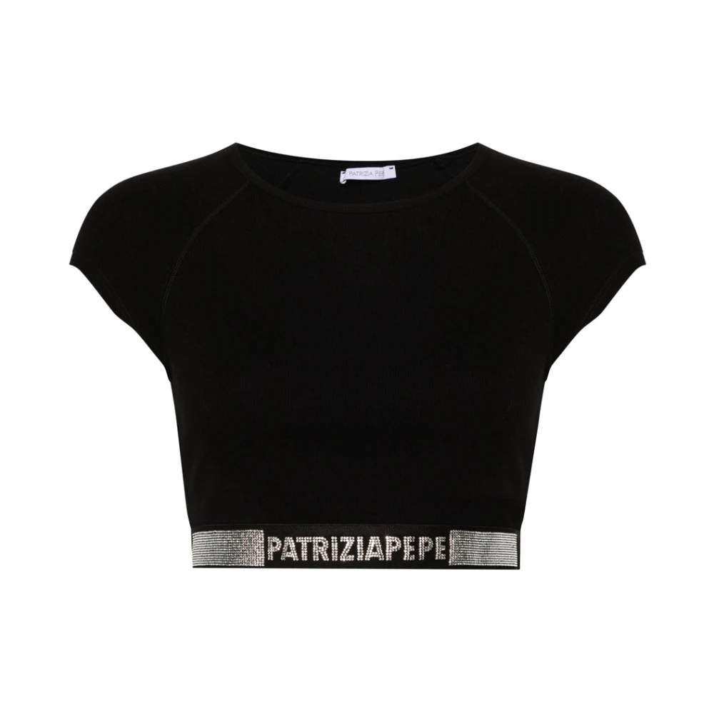 PATRIZIA PEPE Zwart T-shirt en Polo Set Black Dames