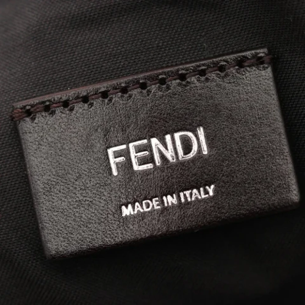 Fendi Vintage Pre-owned Leather handbags Black Unisex