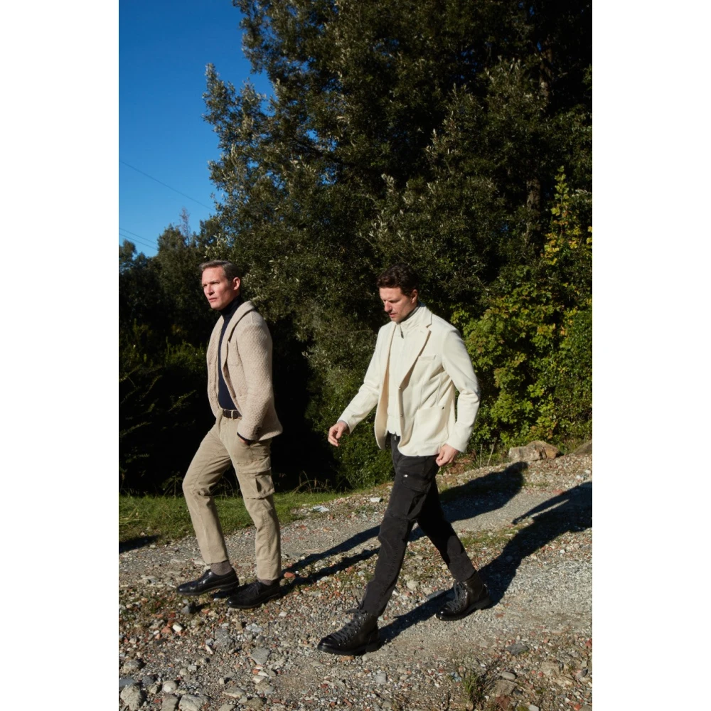 Mason's Slim Fit Cargo Broek Chile Model Black Heren