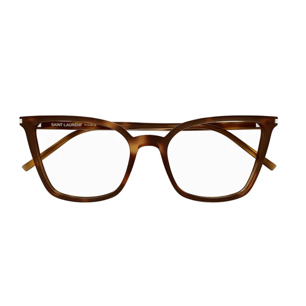 Saint Laurent Klassieke Vlinder Montuur Bril Brown Unisex