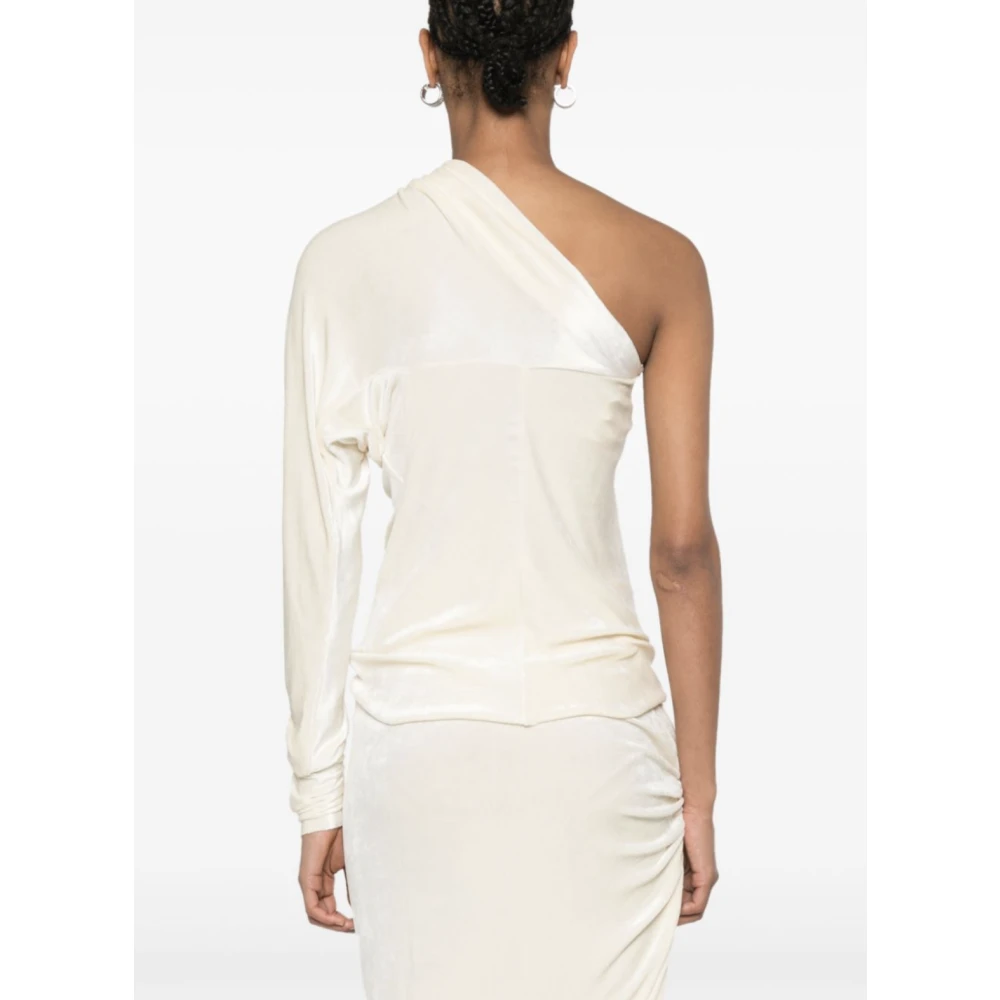 Rick Owens Champagne Top voor elegante gelegenheden White Dames