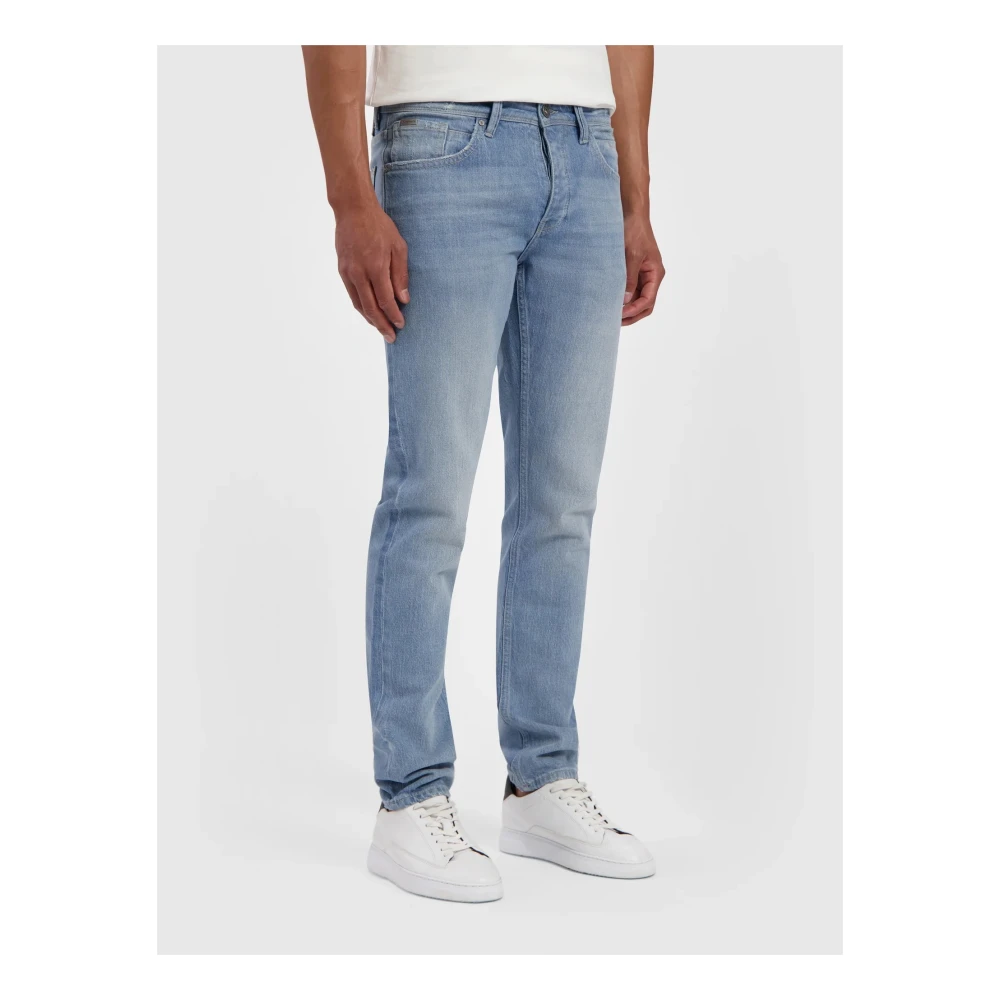 Pure Path Ryan Slim Fit Tapered Leg Jeans Blue Heren