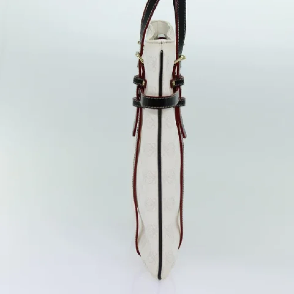 Loewe Pre-owned Leather totes White Dames