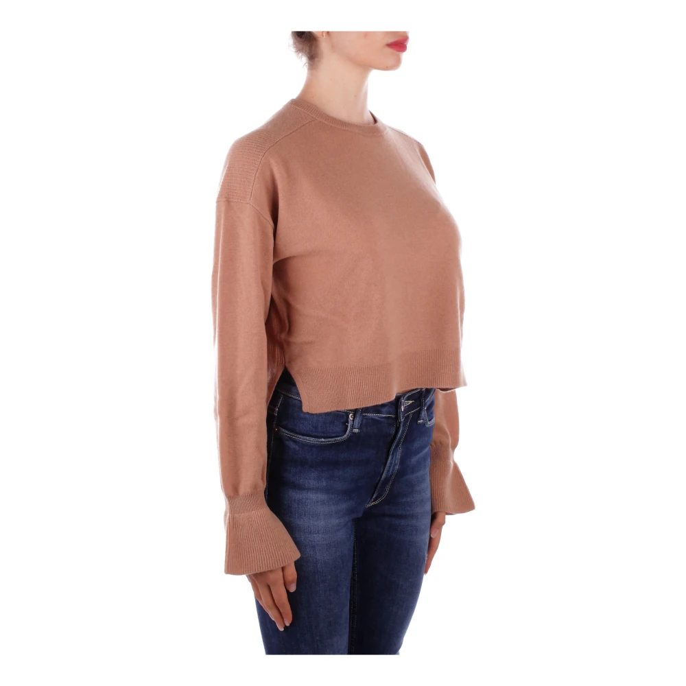 Liu Jo Bruine Trui met Wijde Mouwen Brown Dames