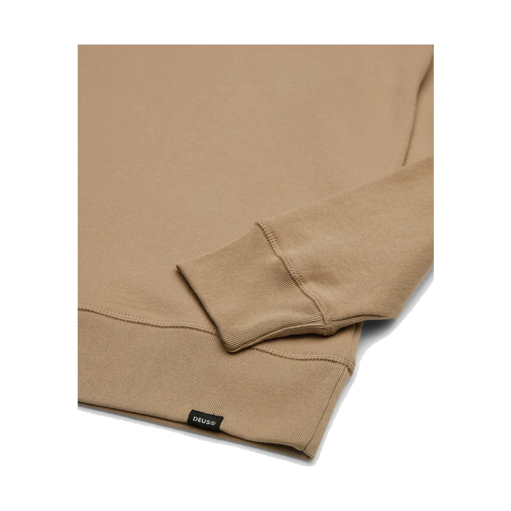 Deus Ex Machina Khaki Relief Crew Sweatshirt Beige Heren