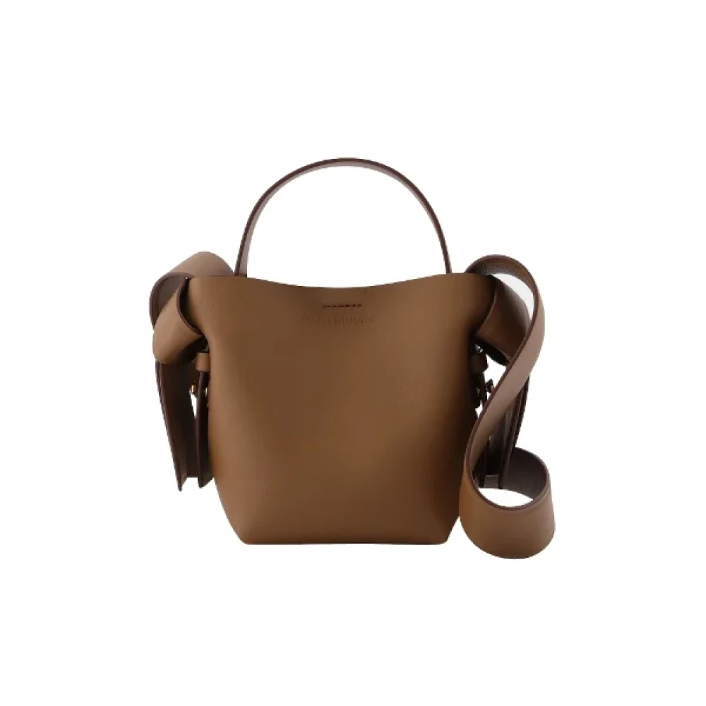 Acne Studios Leren Handtas Brown Dames