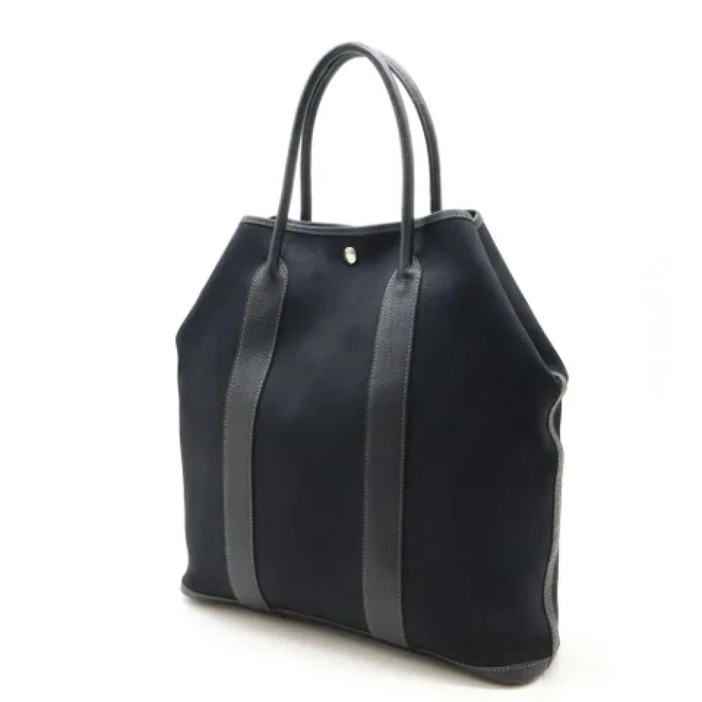 Hermès Vintage Pre-owned Leather handbags Black Dames