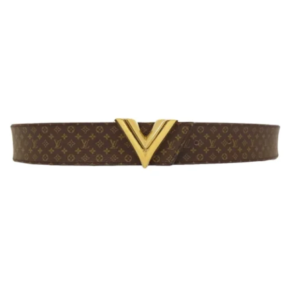 Louis Vuitton Vintage Pre-owned Canvas belts Brown Dames