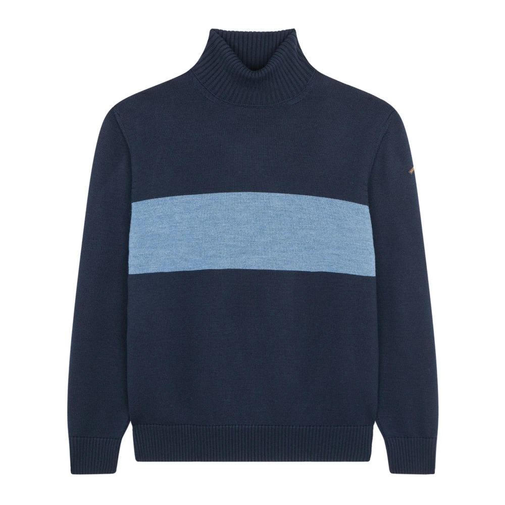 PAUL & SHARK Stijlvolle Roll Neck Sweater Blue Heren