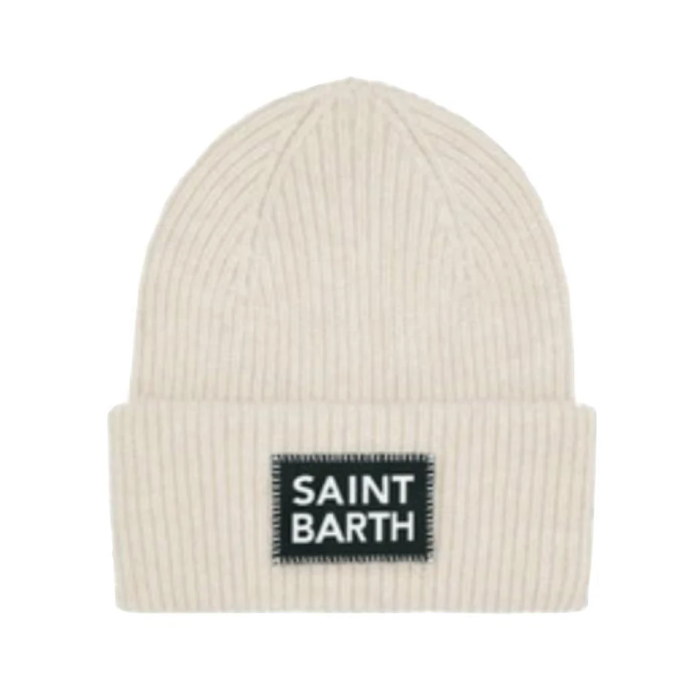 MC2 Saint Barth Wollen Herenpet Stijlvol Ontwerp White Heren