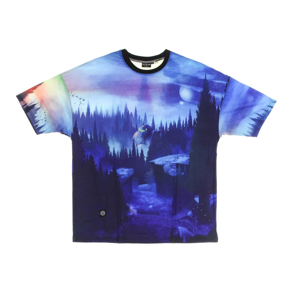 Dolly Noire Nacht In Het Bos Oversized Tee Multicolor Heren