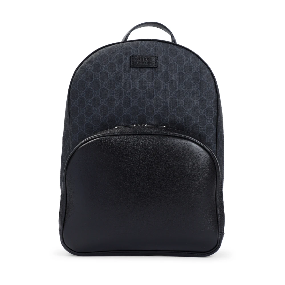 Stylischer Schwarzer Rucksack Gucci Herren Miinto