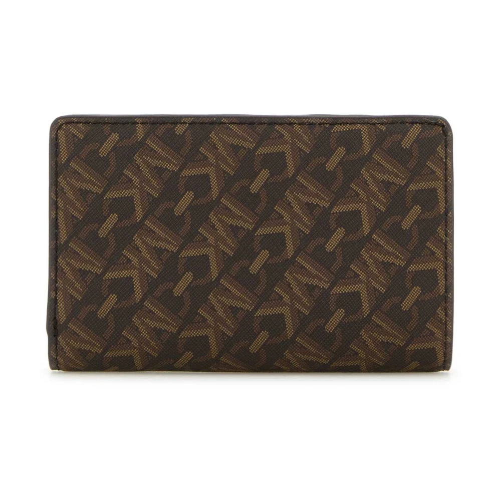Michael Kors Empire Signature Logo Canvas Portemonnee Brown Dames