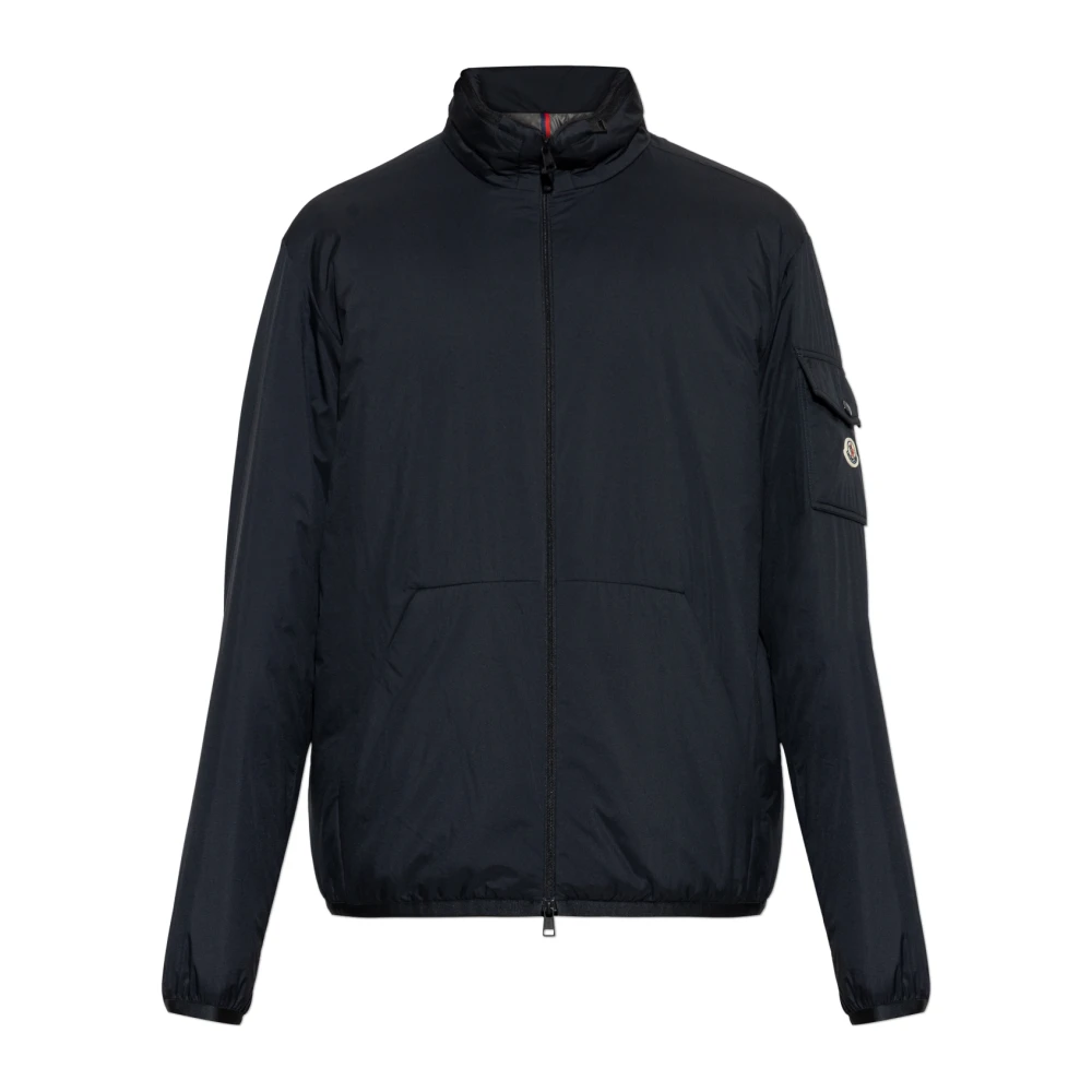 Moncler Breezes Down Jacket - Male - Down Jackets - Blue - Xl - Jackets