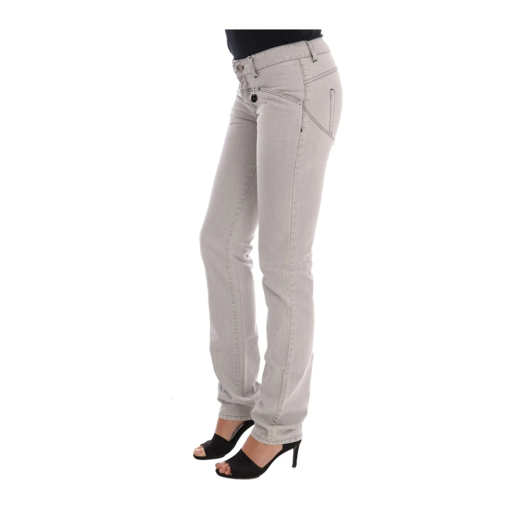 Costume National Grijze Super Slim Jeans Gray Heren