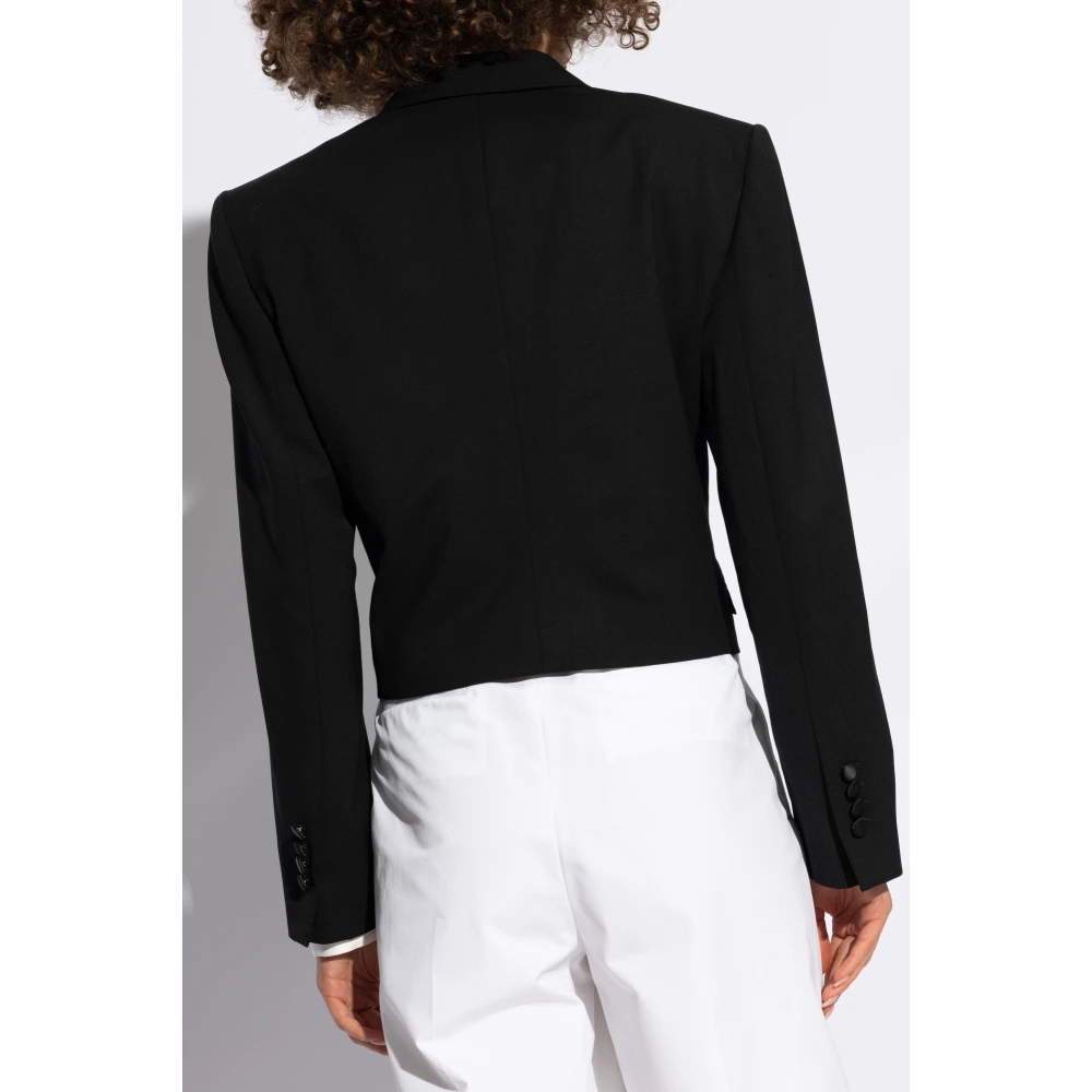 Dolce & Gabbana Dubbelbreasted jas Black Dames