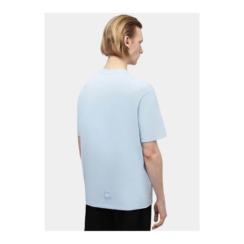 Armani Exchange T-shirt met geborduurd logo Blue Heren