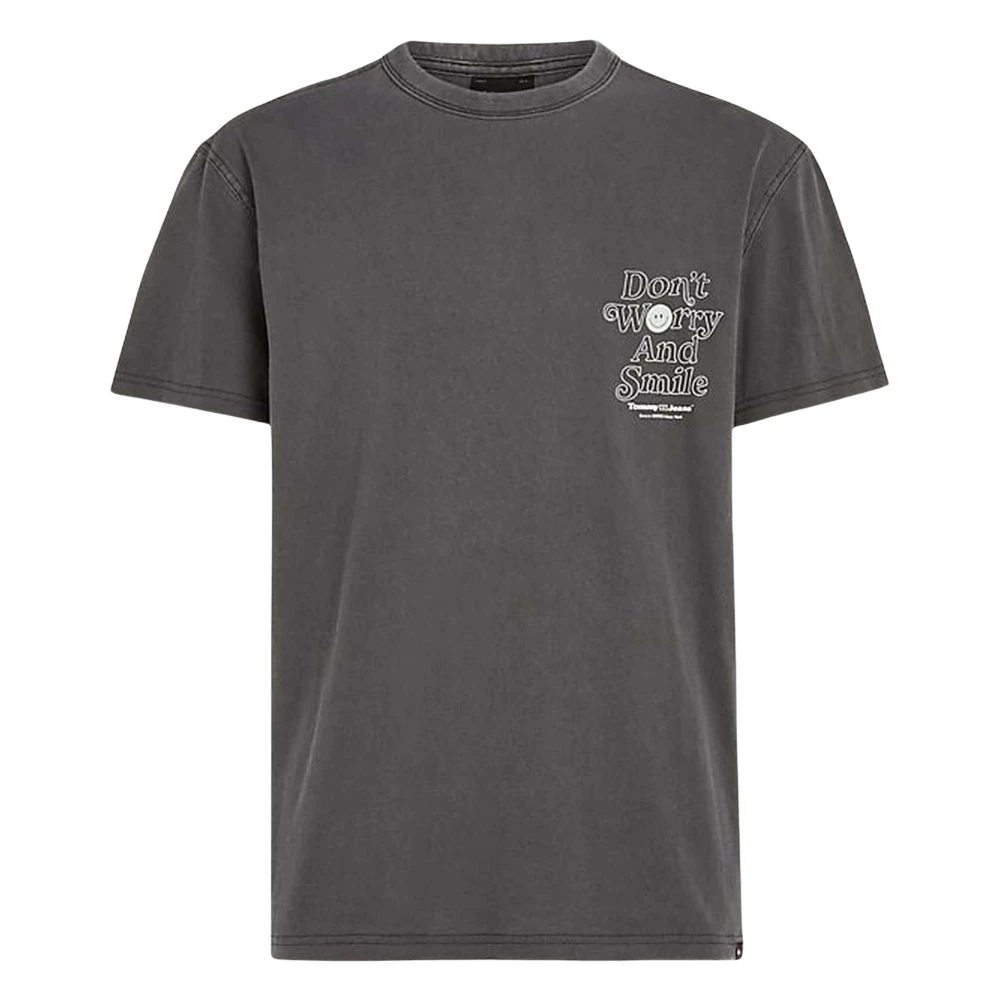 Tommy Hilfiger Tjm Reg T-shirt Gray Heren
