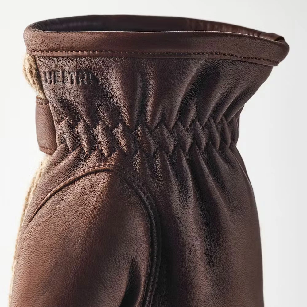 Hestra Sportieve Leren Handschoenen Lichtbruin Brown Unisex