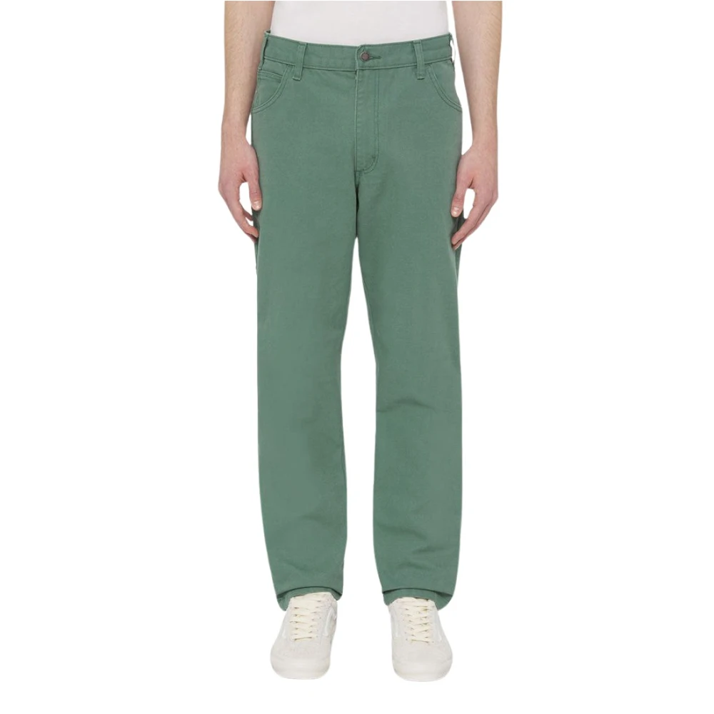 Dickies Eenden Canvas Werkbroek Green Heren