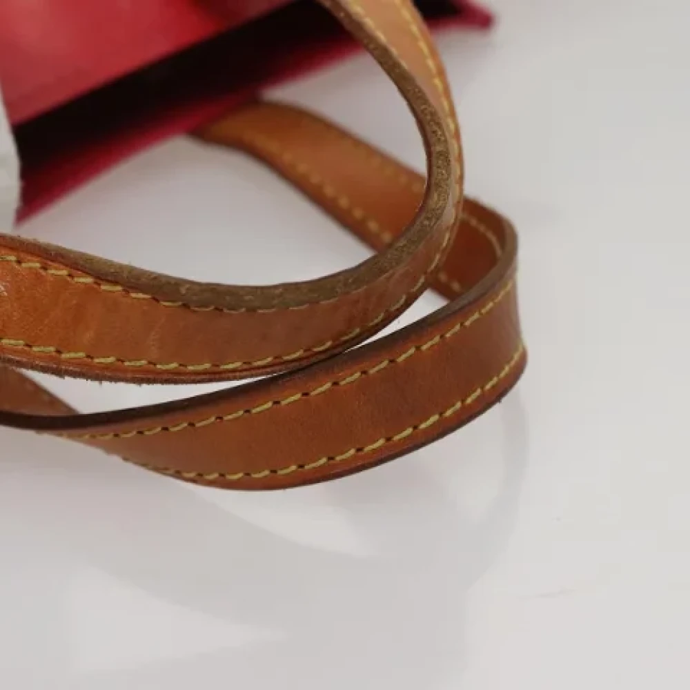 Louis Vuitton Vintage Pre-owned Leather handbags Red Dames
