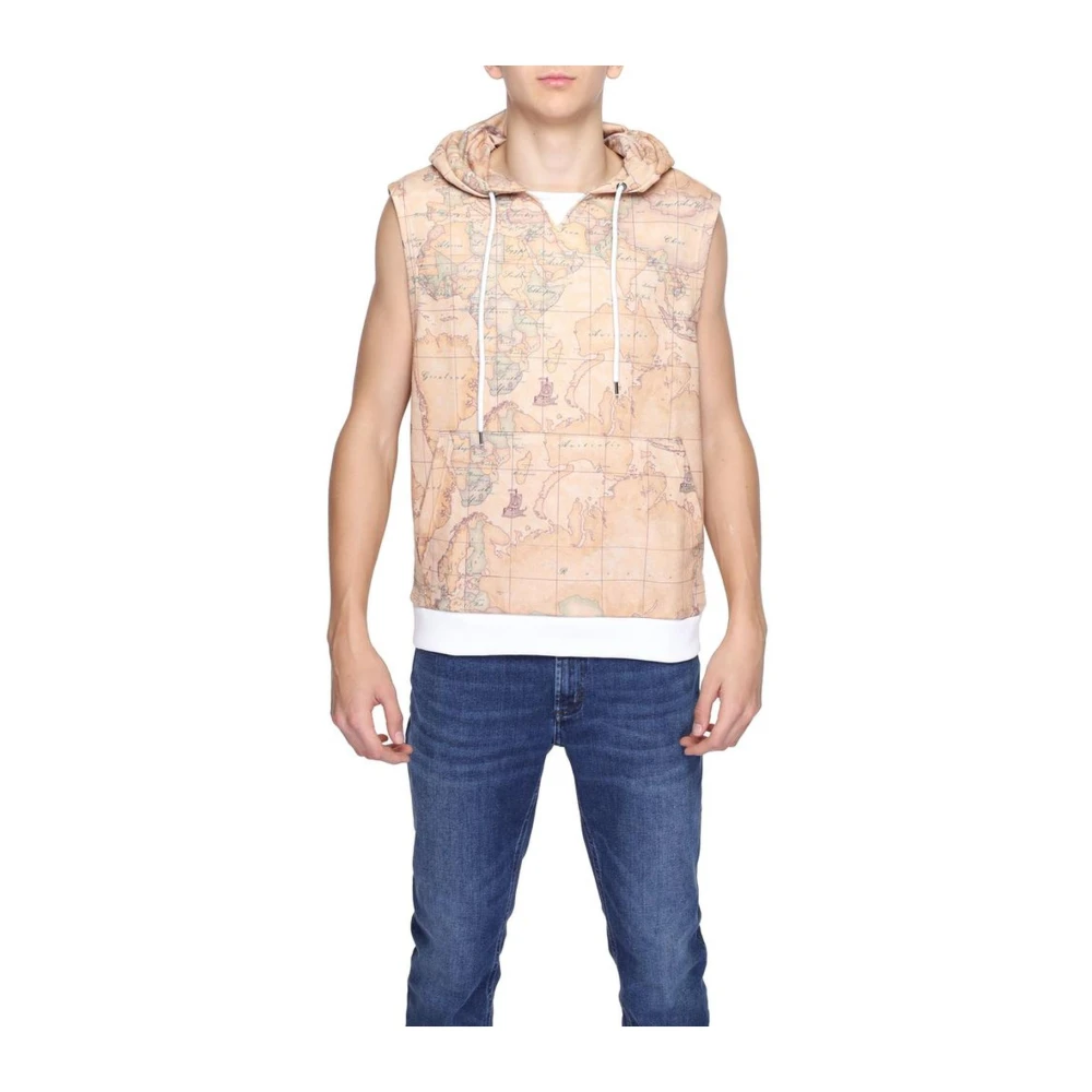 Alviero Martini 1a Classe Beige Hoodie Lente Zomer collectie Beige Heren