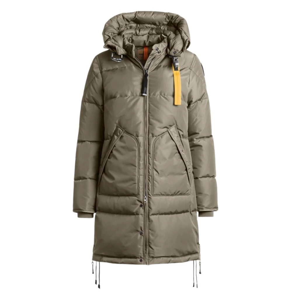 Parajumpers Lange Beer Winterjas Atmosfeer Beige Dames