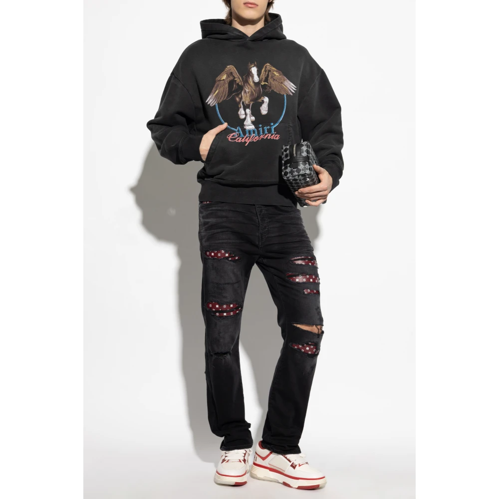 Amiri Jeans met vintage-effect Black Heren