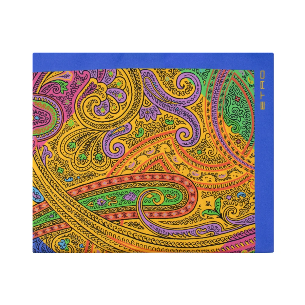 Etro Multicolor Silk Scarves, Female, One Size, Scarf