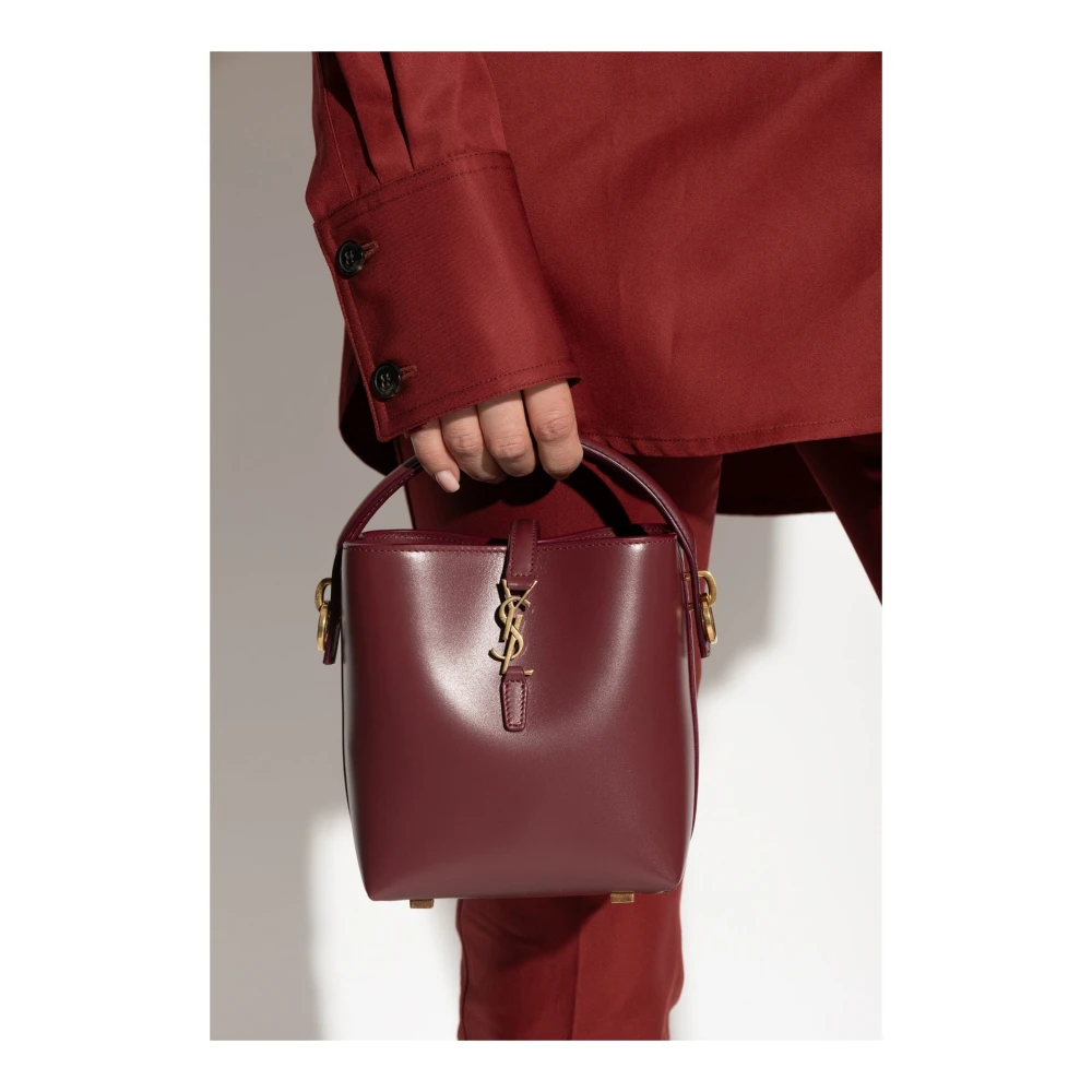 Saint Laurent Mini Schoudertas Cassandre Haaksluiting Red Dames