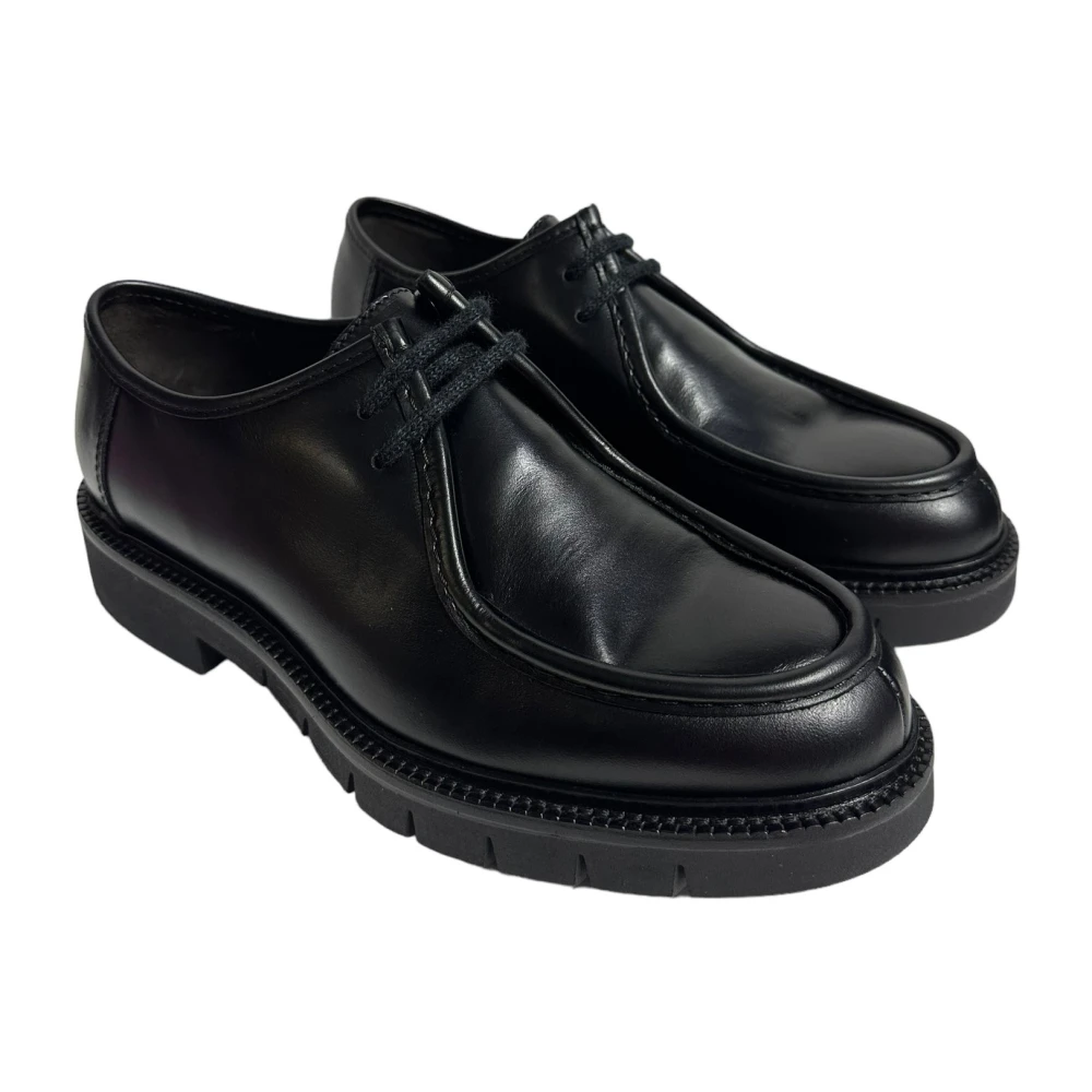 Marco Ferretti Polyester lage schoenen ingenieursstijl Black Heren