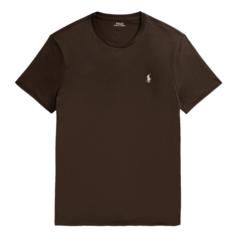Polo Ralph Lauren Herr Brun Toppar M, Bomull, Klassiska T-Shirts Och Polos