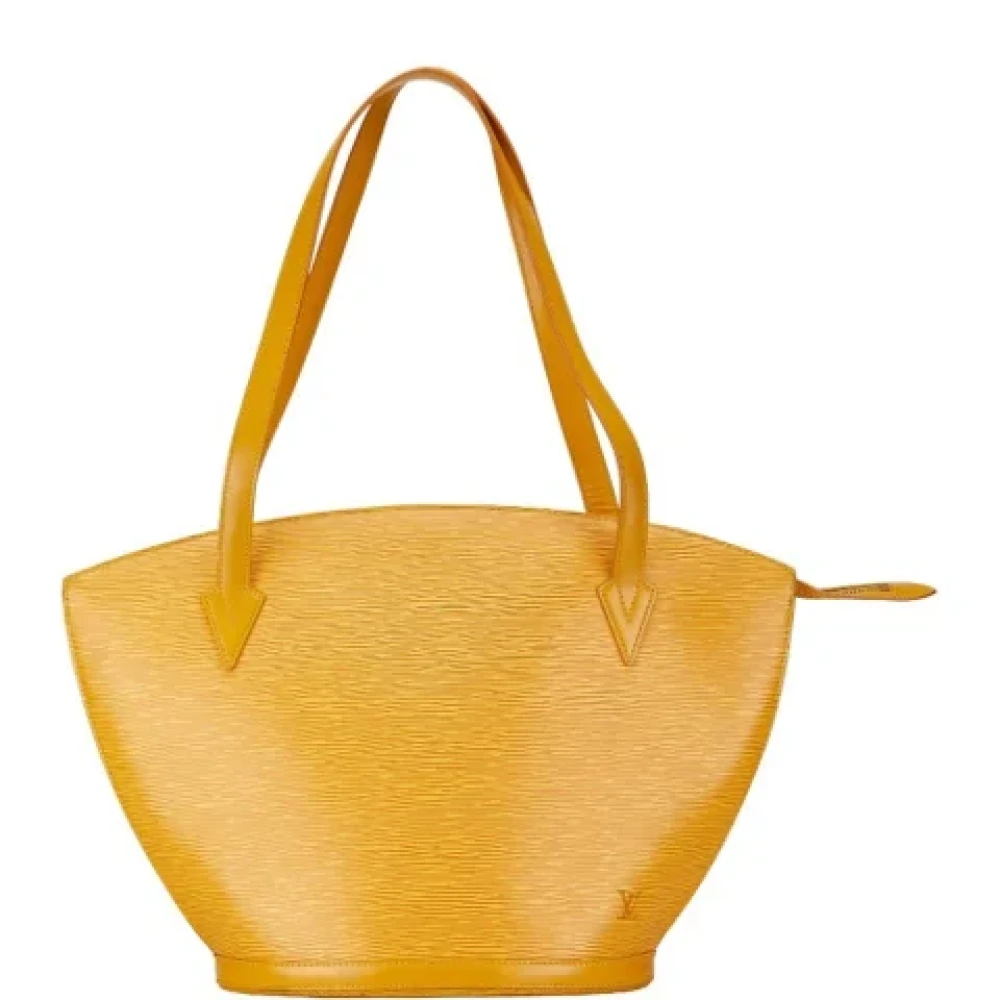 Louis Vuitton Vintage Pre-owned Leather louis-vuitton-bags Yellow Dames