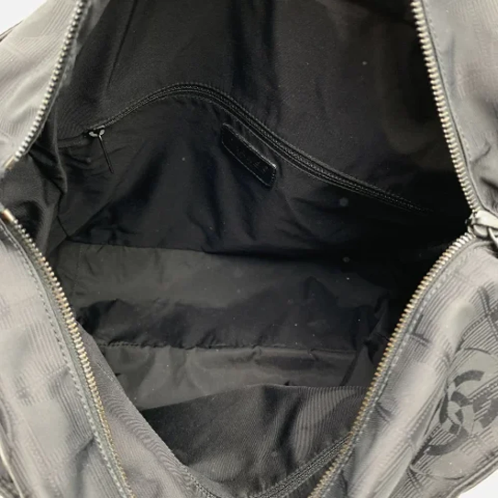 Chanel Vintage Pre-owned Canvas totes Black Dames
