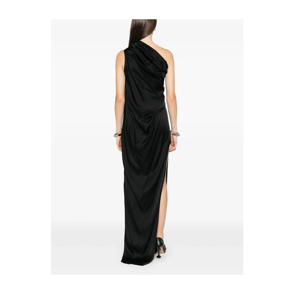 Rick Owens Arrowhead Lange Jurk Black Dames