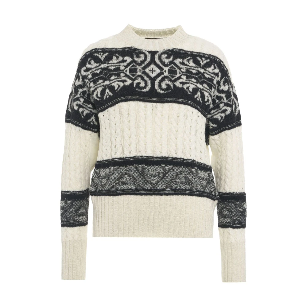 Akep Women's White Knitwear Aw24 Hand Wash