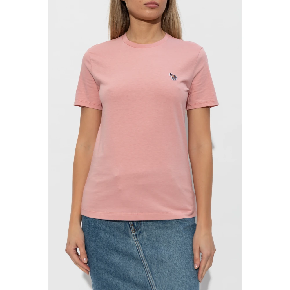 PS By Paul Smith T-shirt met logo Pink Dames