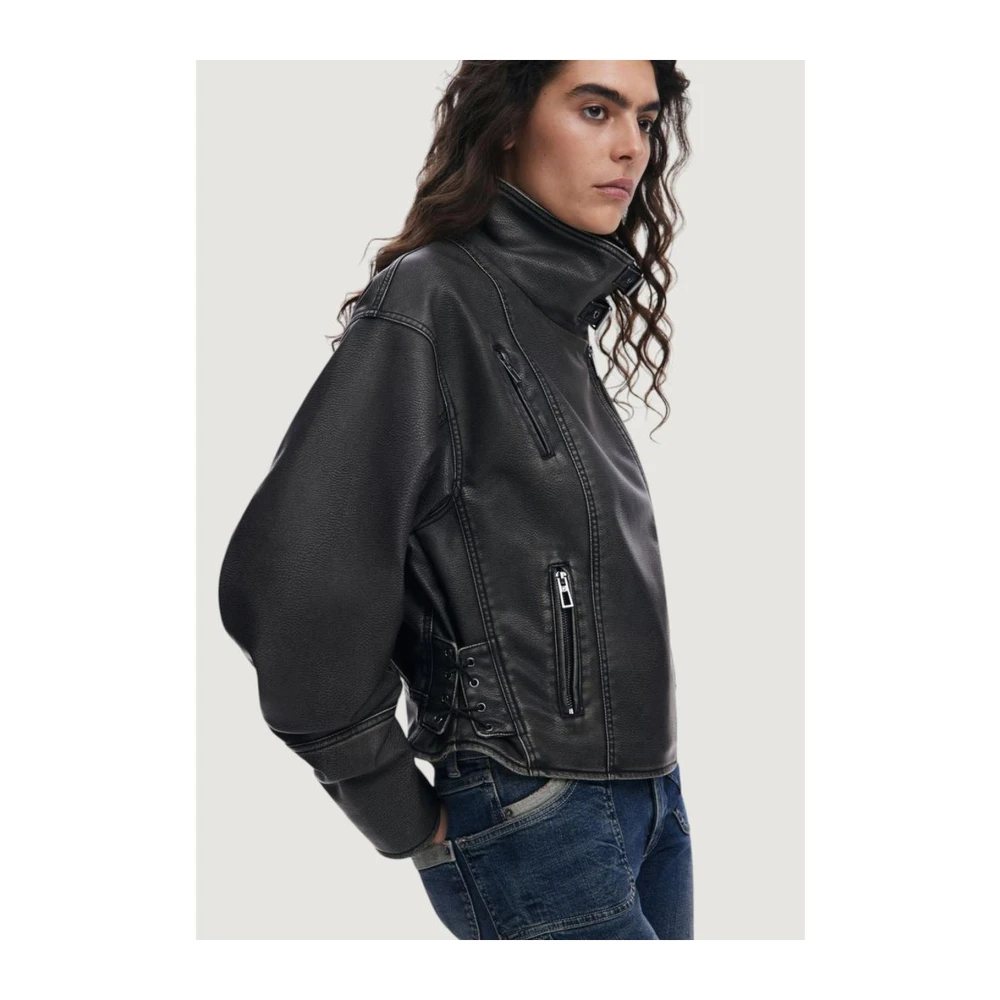 Desigual Polyester Lente Zomer Damesjassen Collectie Black Dames