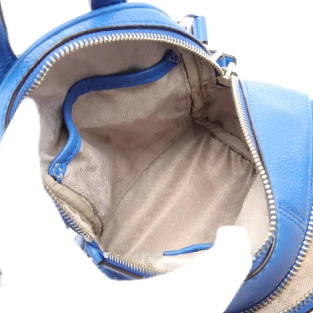 Michael Kors Pre-owned Leather backpacks Blue Dames