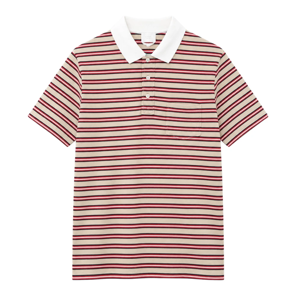 A.p.c. Men's Red Polo Shirts, L, Oscar Polo