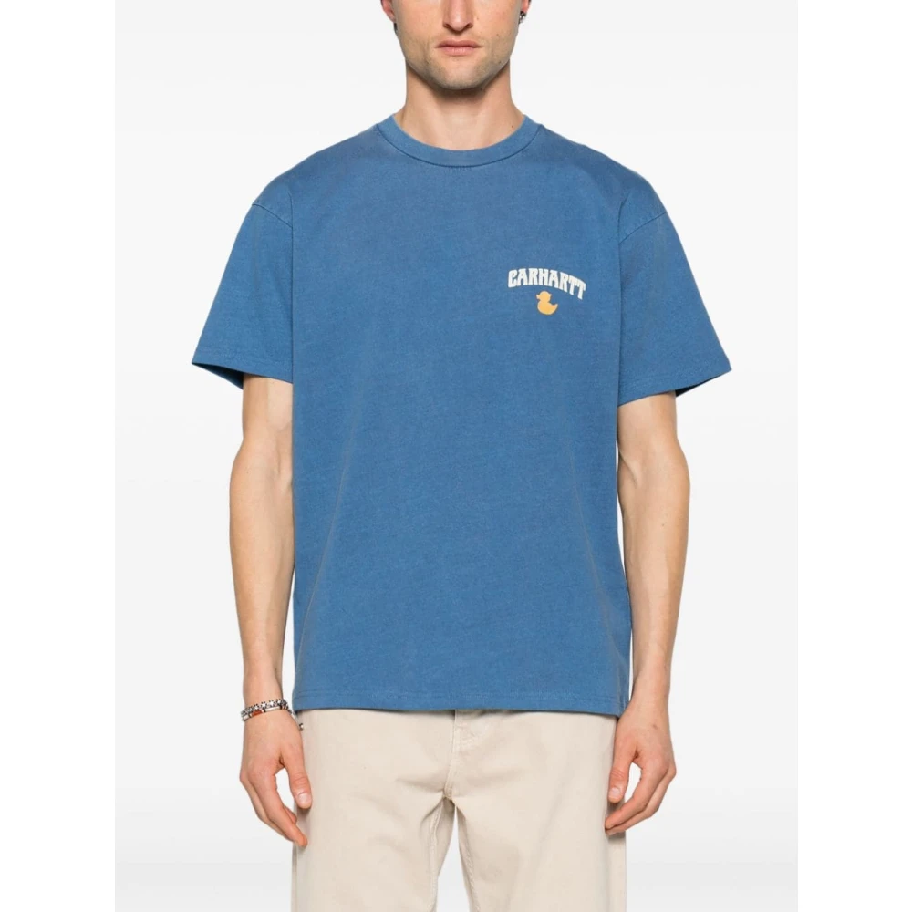 Carhartt WIP Eenden T-shirt Blue Heren
