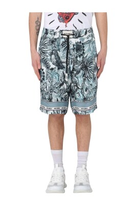 grafiskt-tryck-casual-shorts