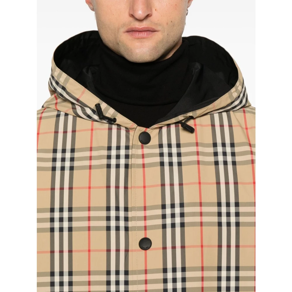 Burberry Beige Licht jack met Vintage Check Beige Heren