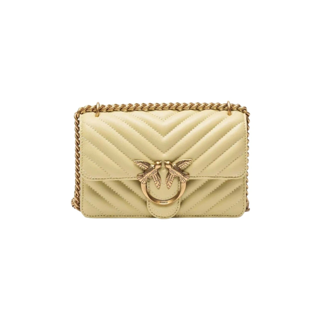 Pinko Mini Love Bag One Chevron Bags Mujer Amarillo  Mini Love Bag One Chevron