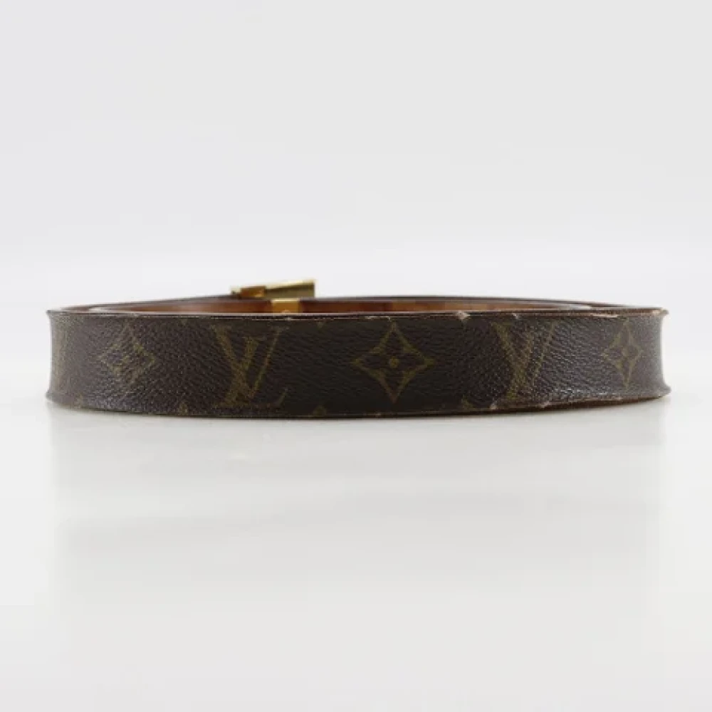 Louis Vuitton Vintage Pre-owned Canvas belts Brown Heren