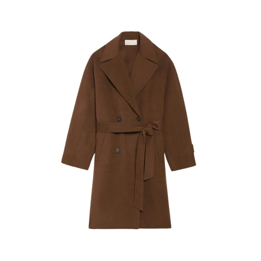 Vanessa Bruno Khaki Wollen Blend Ceintuurjas Green Dames