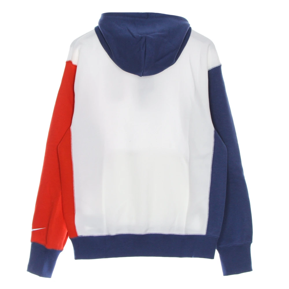 Nike NBA Fleece Hoodie Courtside White Multicolor Heren