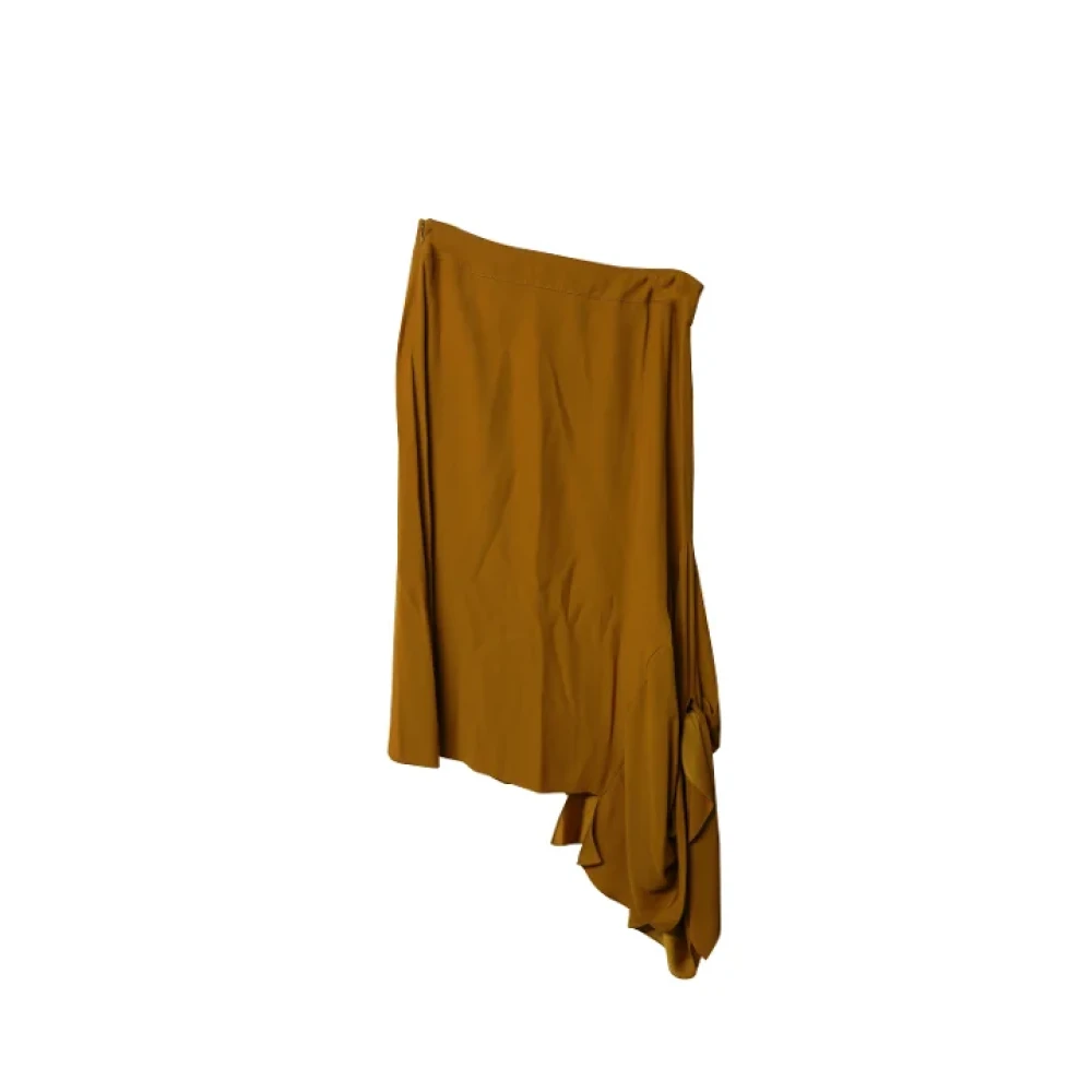 Marni Pre-owned Fabric bottoms Orange Dames