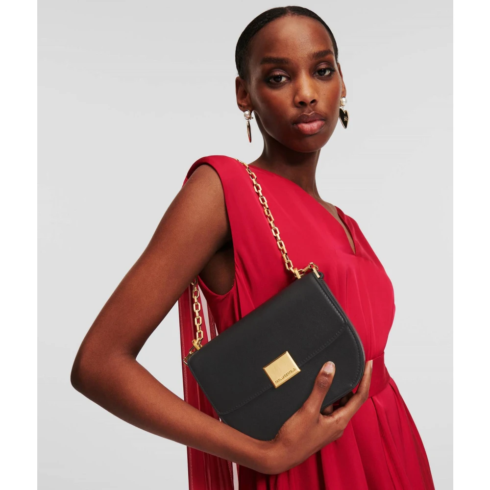 Karl Lagerfeld Stijlvolle Crossbody Handtas Black Dames