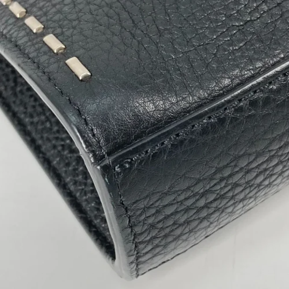 Fendi Vintage Pre-owned Leather fendi-bags Black Heren